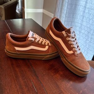 Vans Boys Brown Sneakers